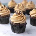 Chocolate Cupcakes with Caramel Frosting Recipe