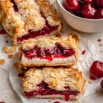 Cream Cheese Cherry Danish with Puff Pastry Recipe