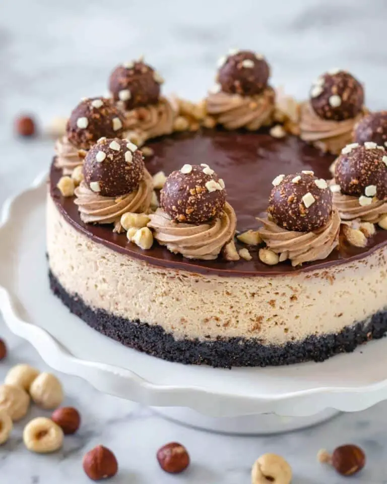 Best Ever No Bake Nutella Cheesecake Recipe