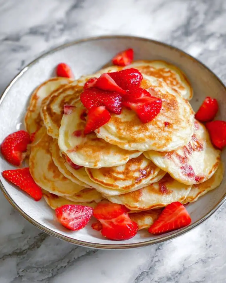 Easy Homemade Strawberry Pancakes Recipe