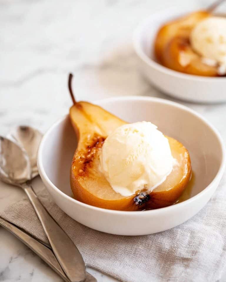 Baked Pears with Cinnamon and Brown Sugar Recipe
