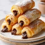 Chocolate Puff Pastry Rolls Recipe