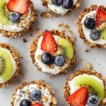 The BEST Granola Cups with Yogurt and Fruits Recipe