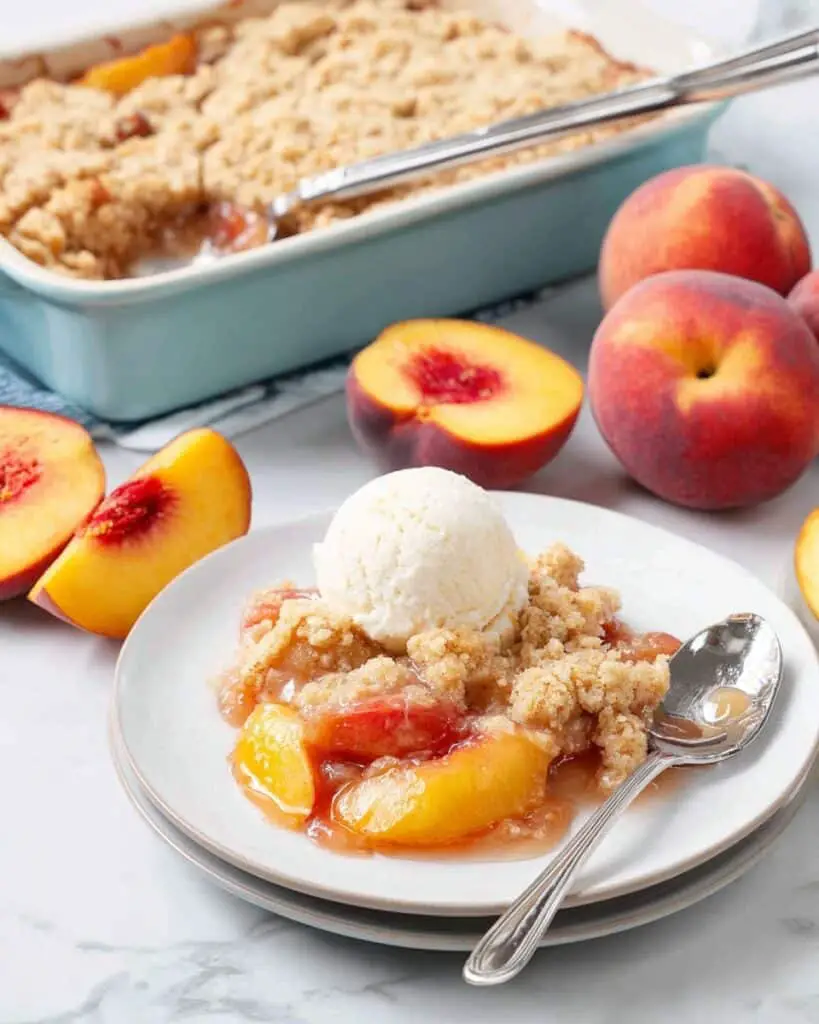 Vegan Peach Cobbler Recipe