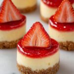 Miniature Strawberry Cheesecakes Recipe