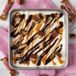 Twix Ice Cream Cake (Easy) Recipe