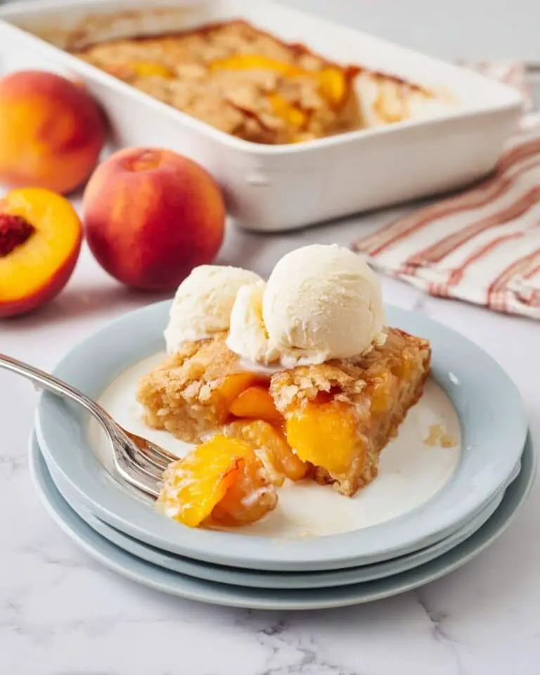 Easy Bisquick Peach Cobbler Recipe