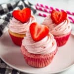 Strawberry Sprinkle Surprise Cupcakes Recipe