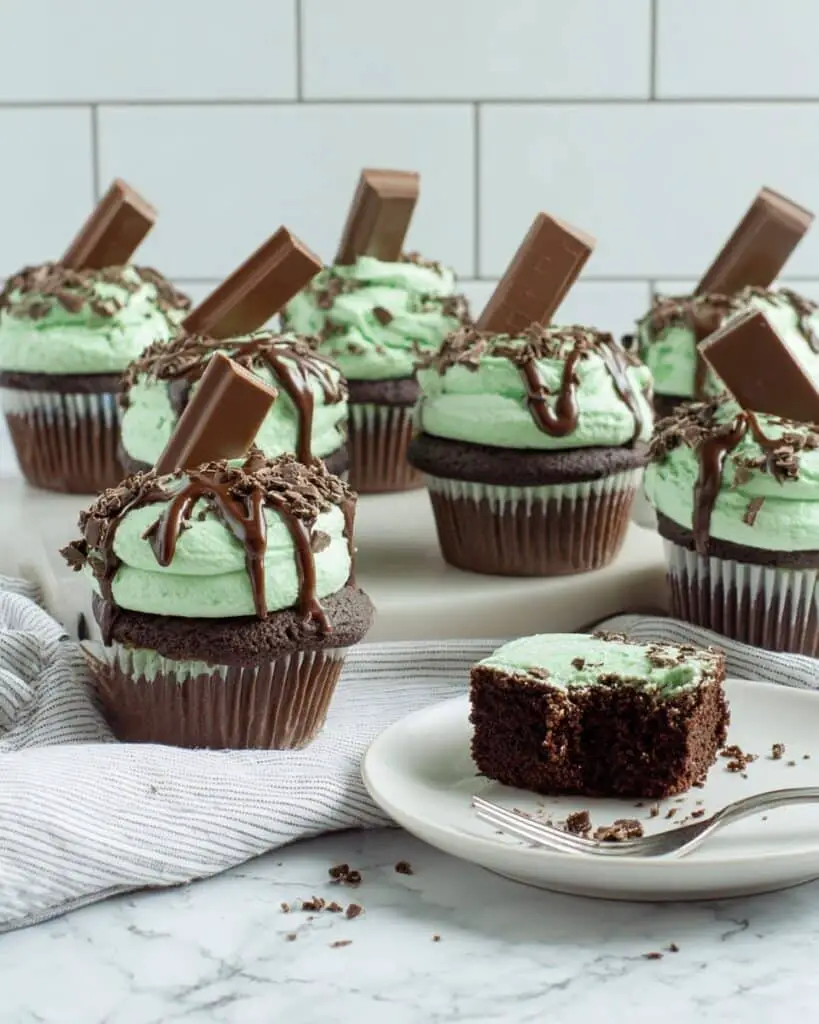 Andes Mint Chocolate Cupcakes Recipe