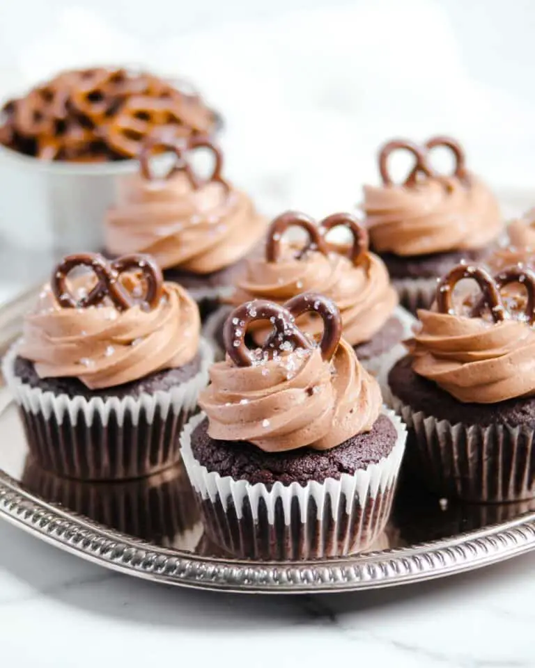 Chocolate Pretzel Cupcakes Recipe