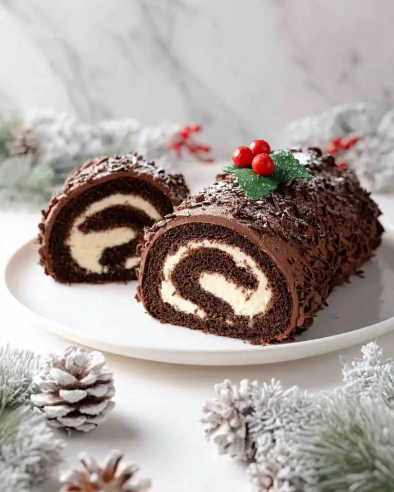 Chocolate Biscuit Yule Log Recipe