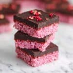 Raspberry Ruffle Traybake Bars Recipe