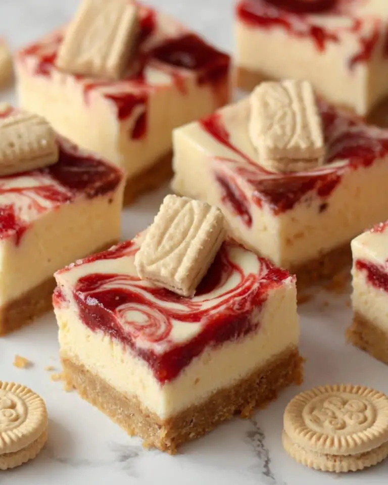 Jammie Dodger Tray Bake (No Bake) Recipe