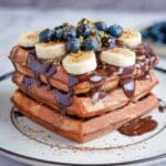 Chocolate Banana Waffles Recipe