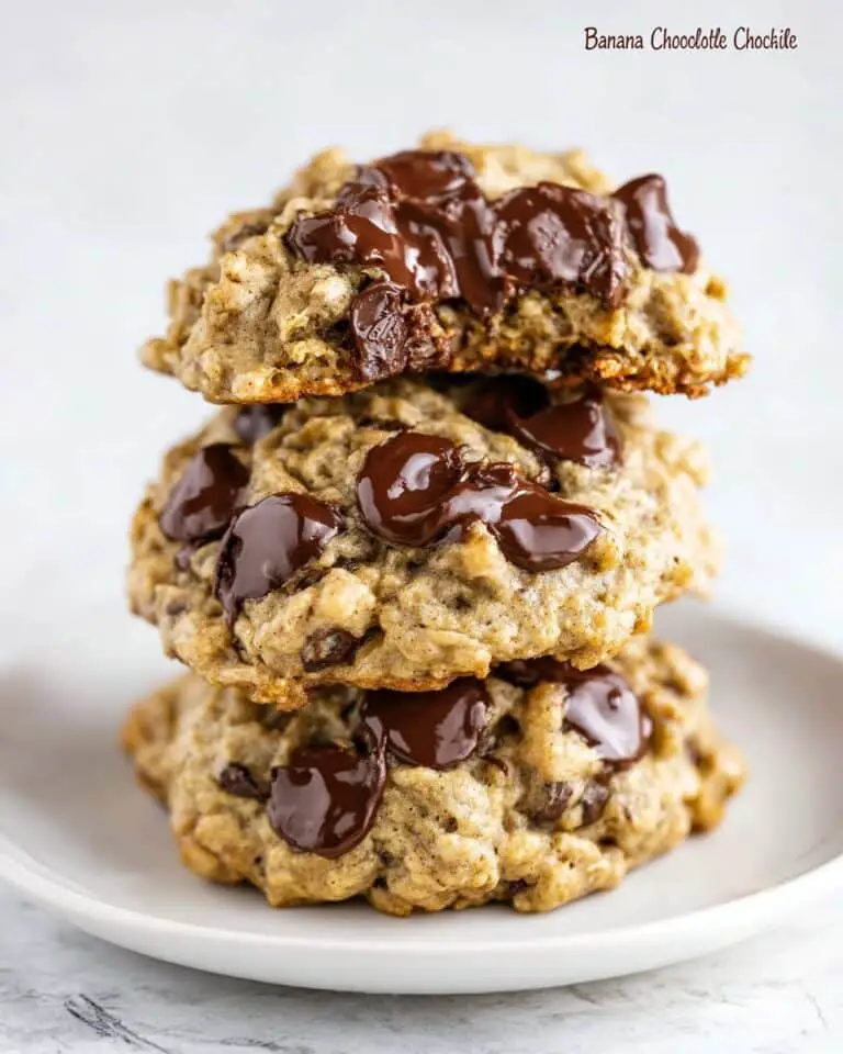 Chocolate Chip Banana Oatmeal Cookies Recipe
