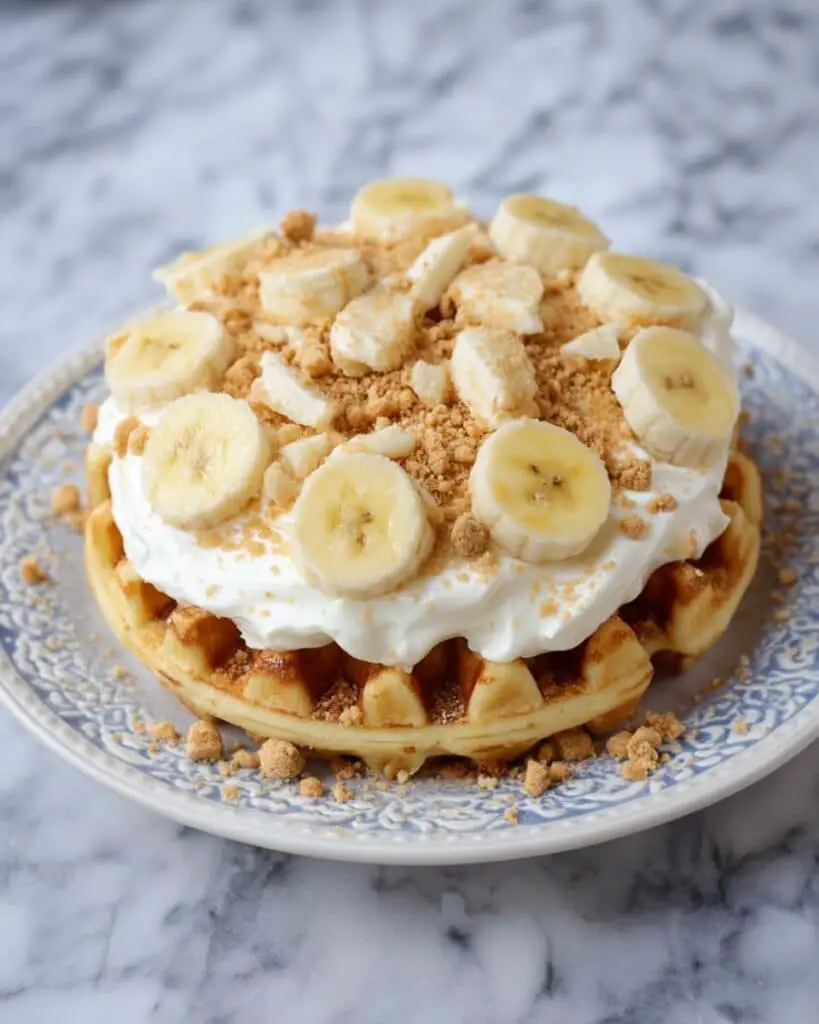 Banana Pudding Waffles Recipe