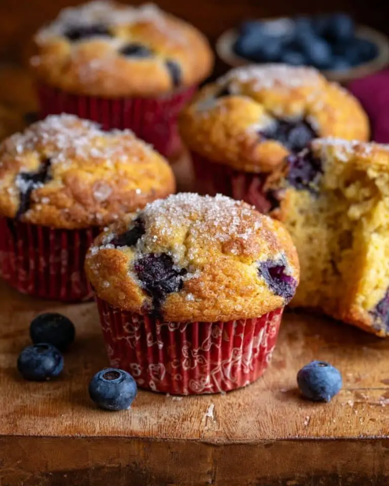 Brown Butter Banana Blueberry Muffins Recipe