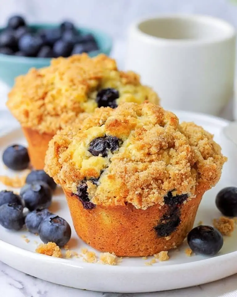 Jumbo Blueberry Cinnamon Toast Crunch Muffins Recipe