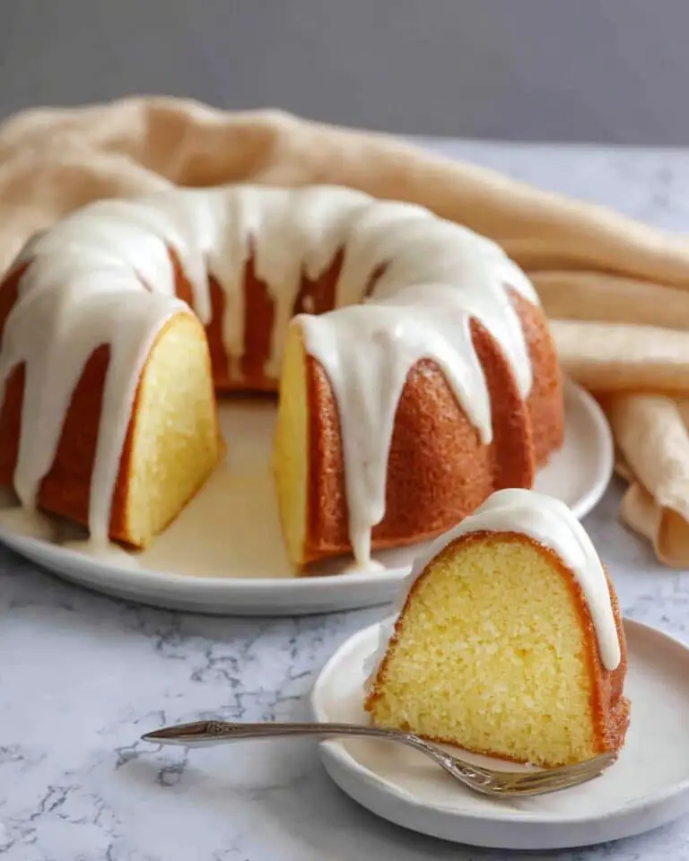 Lemon Bundt Cake with Zesty Lemon Glaze Recipe