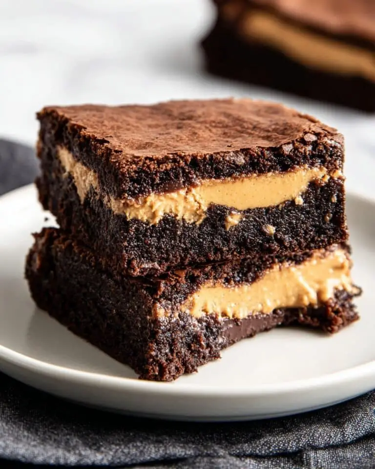 Peanut Butter Stuffed Brownies Recipe