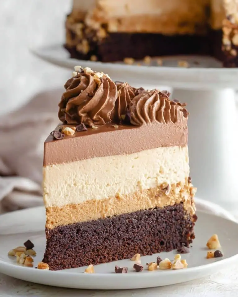 Peanut Butter Chocolate Mousse Cake Recipe