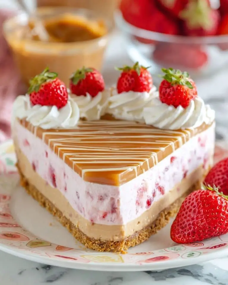 Strawberry Dulce De Leche Ice Cream Pie Recipe