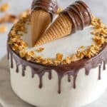 Peanut Butter Chocolate Ice Cream Cone Cake Recipe