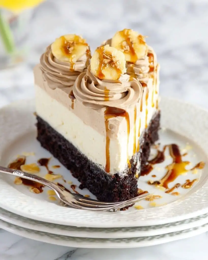Banana Mocha Ice Cream Cake Recipe