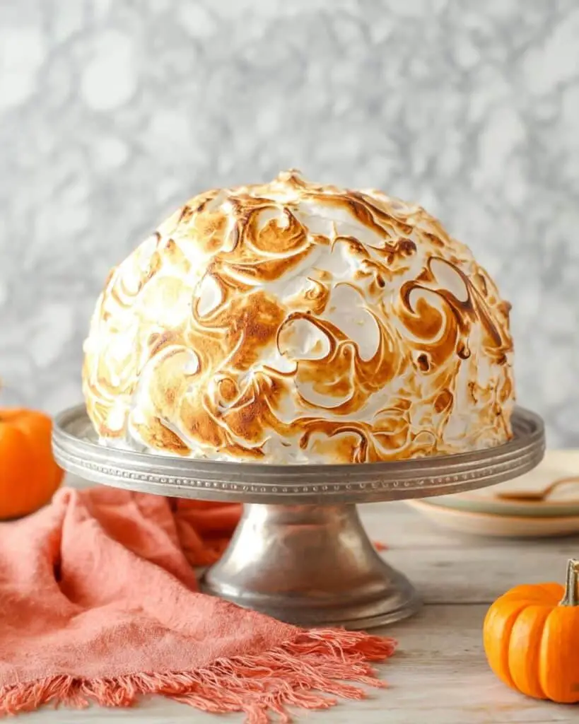 Pumpkin Spice Baked Alaska Recipe