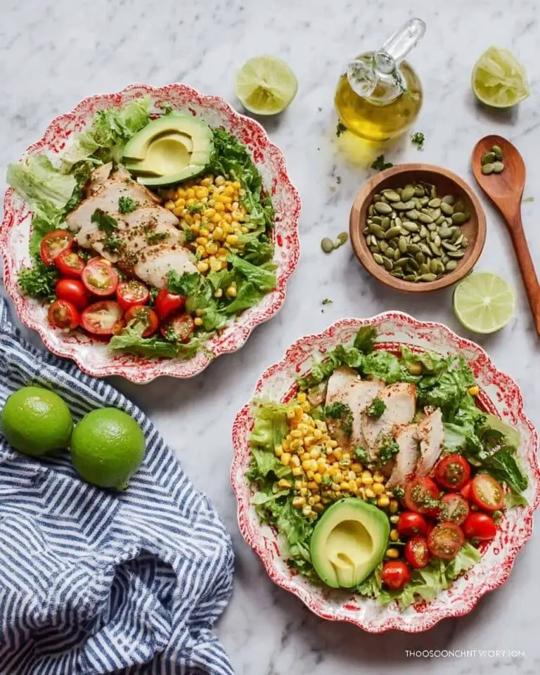 Southwest Chicken Salad with Lime Vinaigrette Recipe