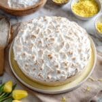 Keto Lemon Cheesecake with Sugar-Free Meringue Recipe