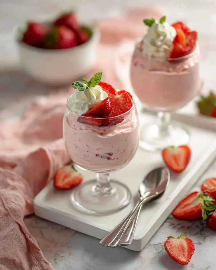 Creamy Strawberry Mousse Recipe