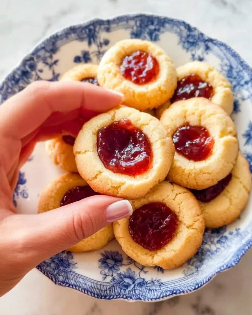 Easy Shortbread Thumbprint Cookies Recipe