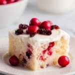 Cranberry Poke Cake Recipe