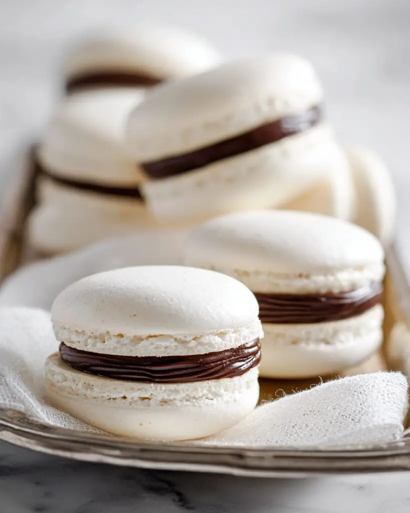 High Altitude Vanilla Bean French Macarons Recipe
