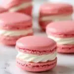 Strawberry Macarons with Vanilla Buttercream Recipe