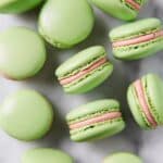 Guava Macarons with Guava Buttercream Recipe