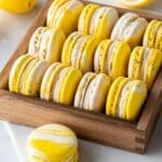 Lemon Macarons with Lemon Curd and Buttercream Filling Recipe