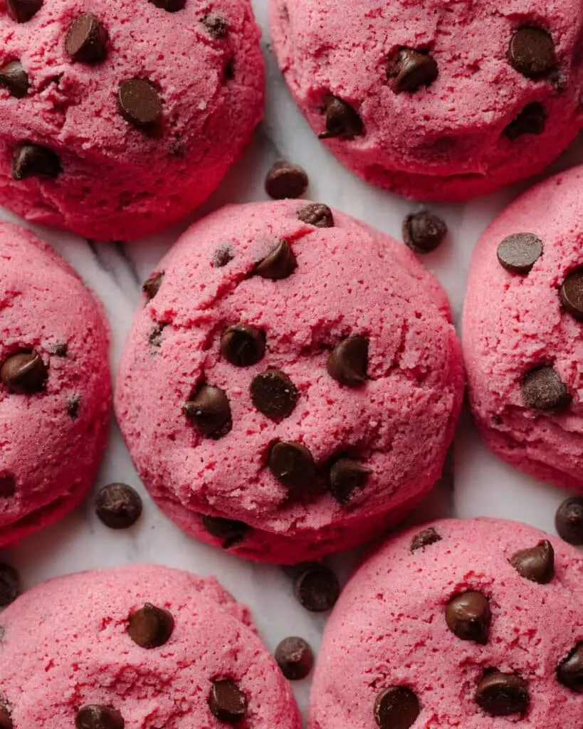 Raspberry Chocolate Chip Cookies Recipe