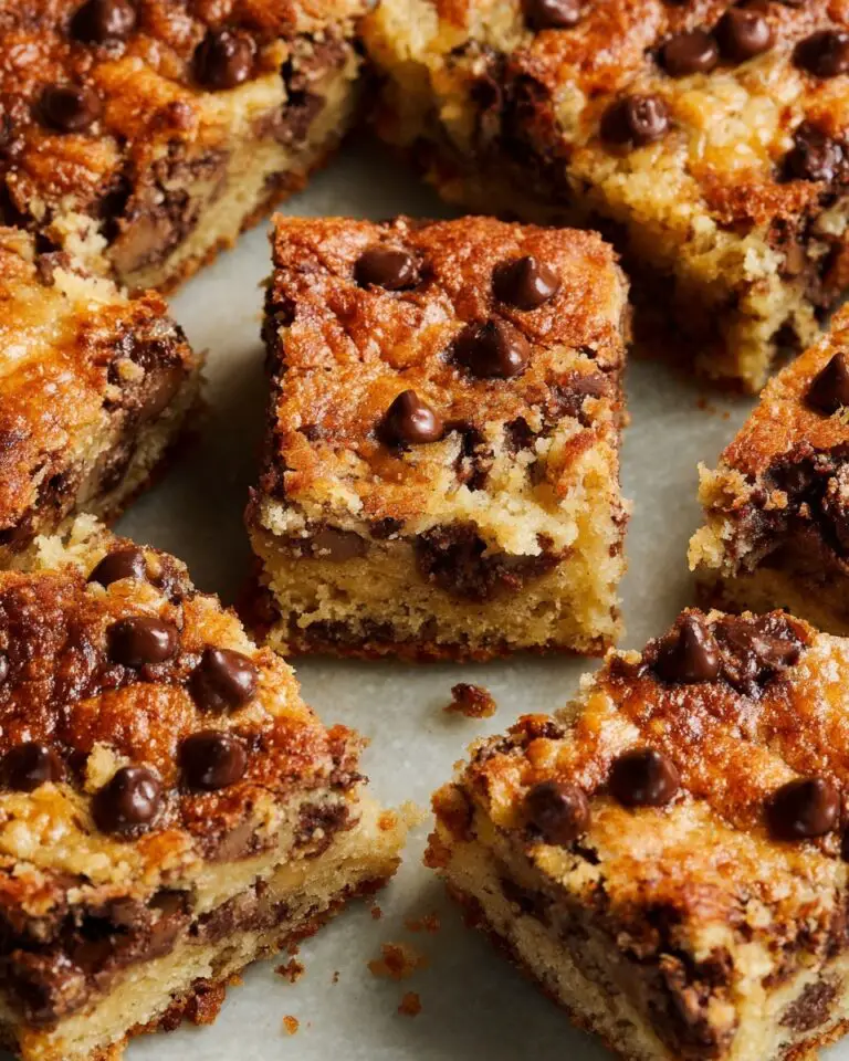 Banana Bread Bars with Chocolate Chips and Peanut Butter Recipe