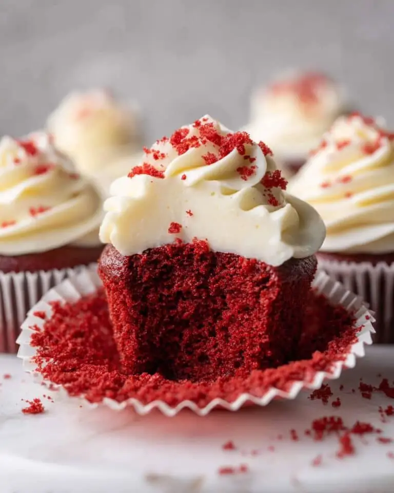 Red Velvet Cupcakes with Cream Cheese Frosting Recipe