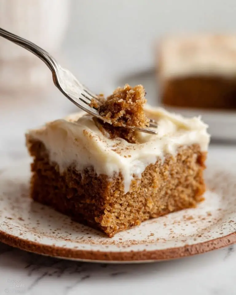 Super Moist Spice Cake with Brown Butter Cream Cheese Frosting Recipe