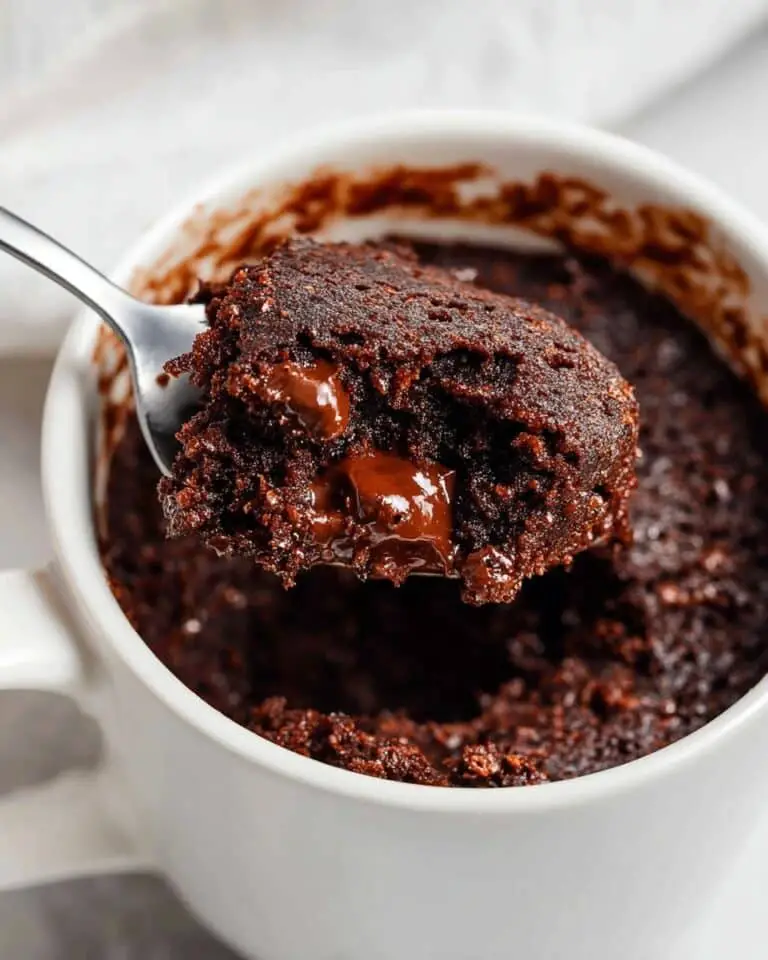 5-Minute Chocolate Protein Mug Cake Recipe