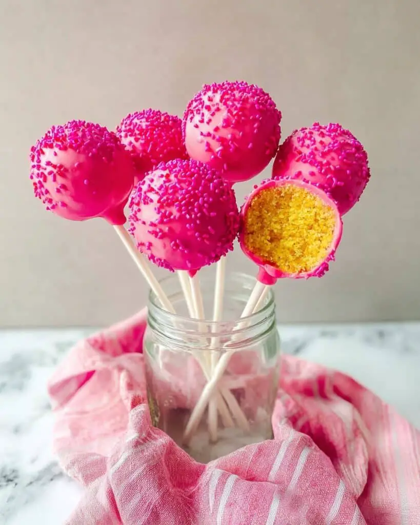 Pink Cake Pops Recipe