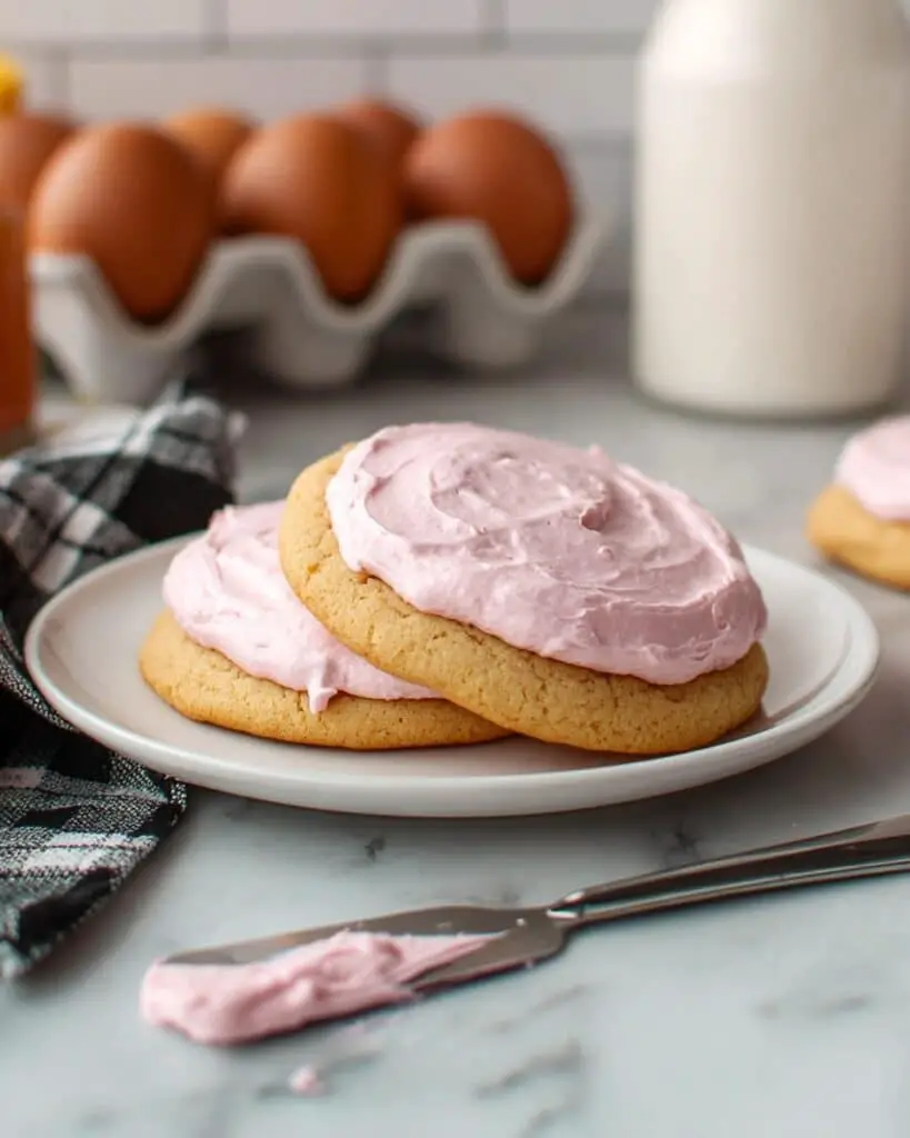 Copycat Crumbl Pink Sugar Cookies Recipe