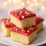 Traybake Red Velvet Cake with Christmas Sprinkles Recipe