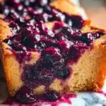 Lemon Lavender Blueberry Banana Bread {Plant Based, GF} Recipe