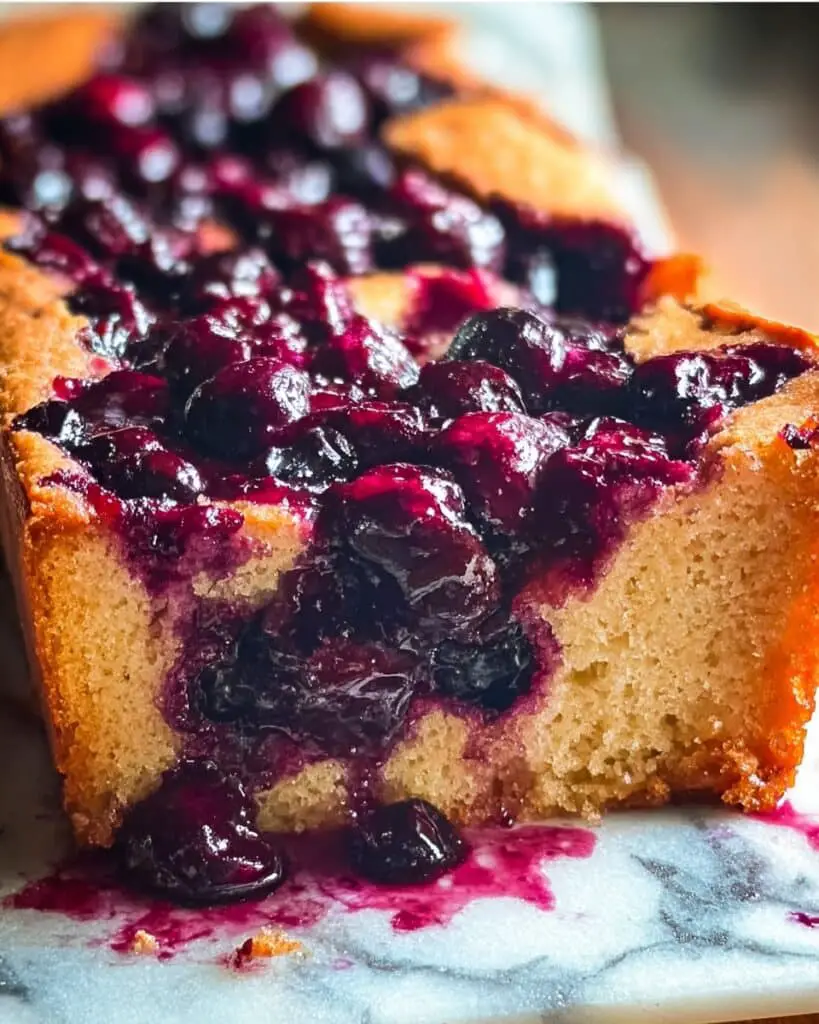 Lemon Lavender Blueberry Banana Bread {Plant Based, GF} Recipe