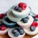 Vegan Berry Frozen Yogurt Cups Recipe