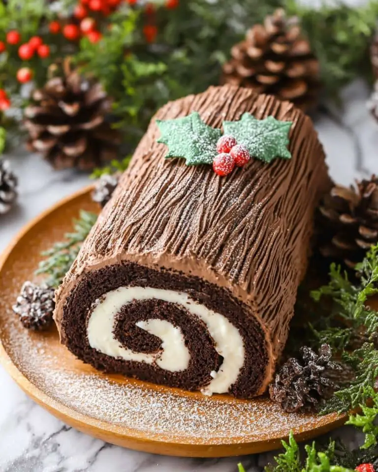 Yule Log Cake (Bûche de Noël) Recipe